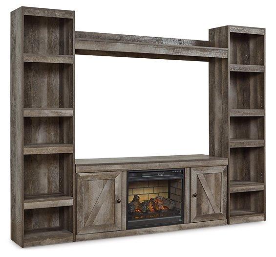 Wynnlow 4-Piece Entertainment Center with Electric Fireplace