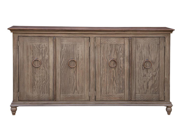 Capri Console w/4 Doors, Olive finish image