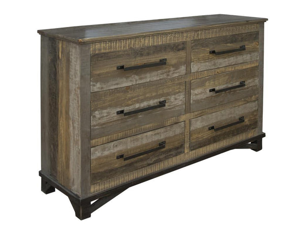 Loft Brown 6 Drawer, Dresser image