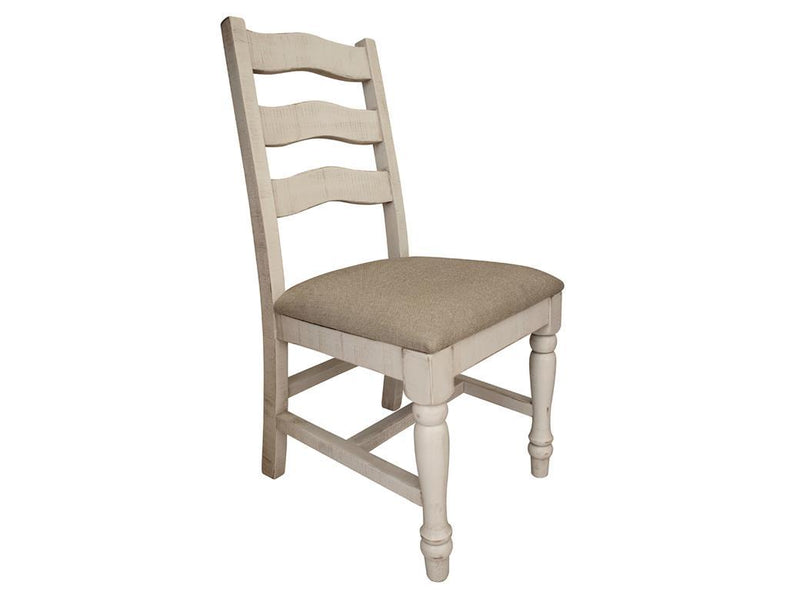 Rock Valley Solid Wood Chair w/ Fabric Seat** image