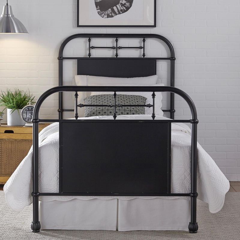 Vintage Series Full Metal Bed - Black image