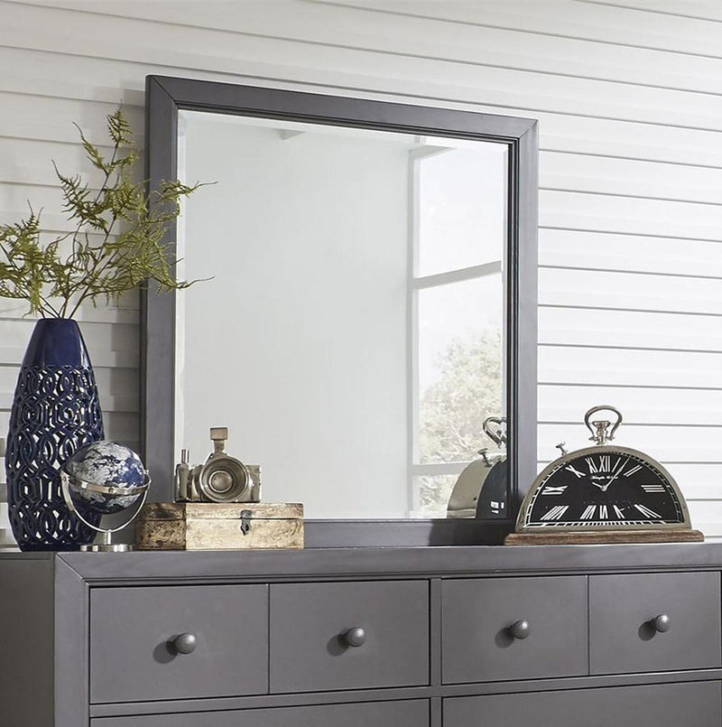 Liberty Furniture Cottage View Mirror in Dark Gray image